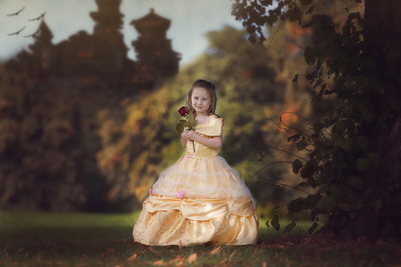 Disney princess photoshoot, fairytale photographer, West yorkshire