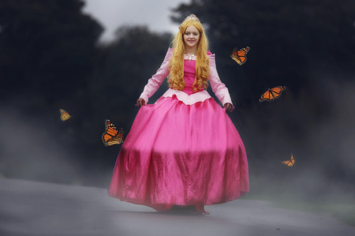 princess aurora inspired photoshoot