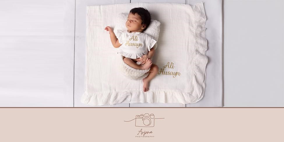 Newborn Photoshoot in Dubai: Incorporating Personalized Elements