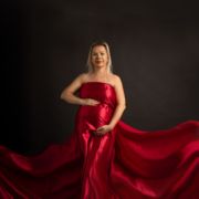 Studio maternity photography in Sharjah with styled outfits