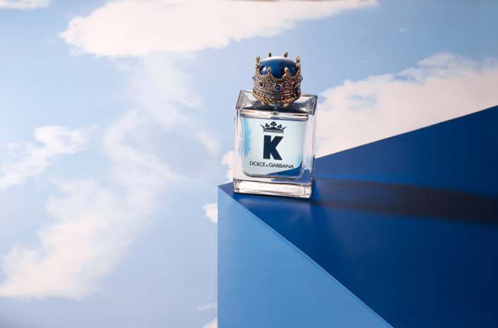 Perfume bottle captured in natural light by professional product photographer in Dubai