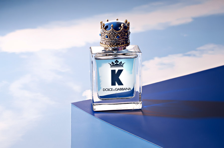 Designer perfume photo with artistic shadows by a Sharjah-based photographer