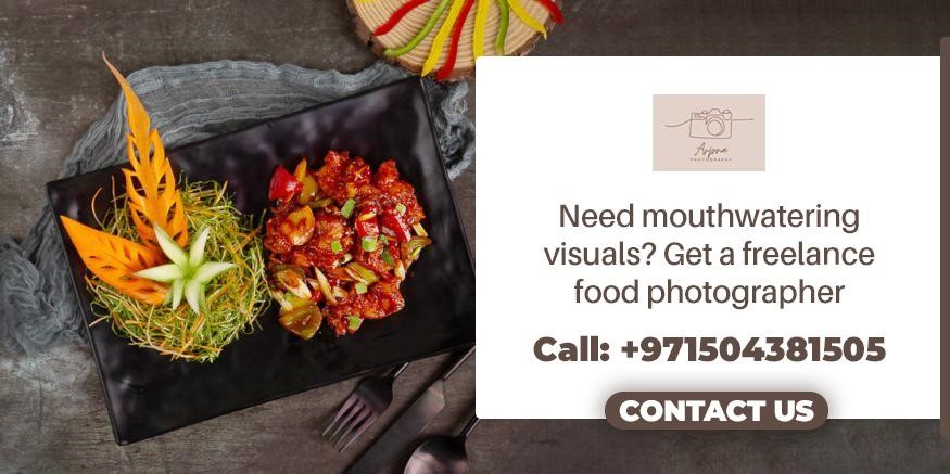 Get in touch with a Freelance Food Photographer in Dubai today!