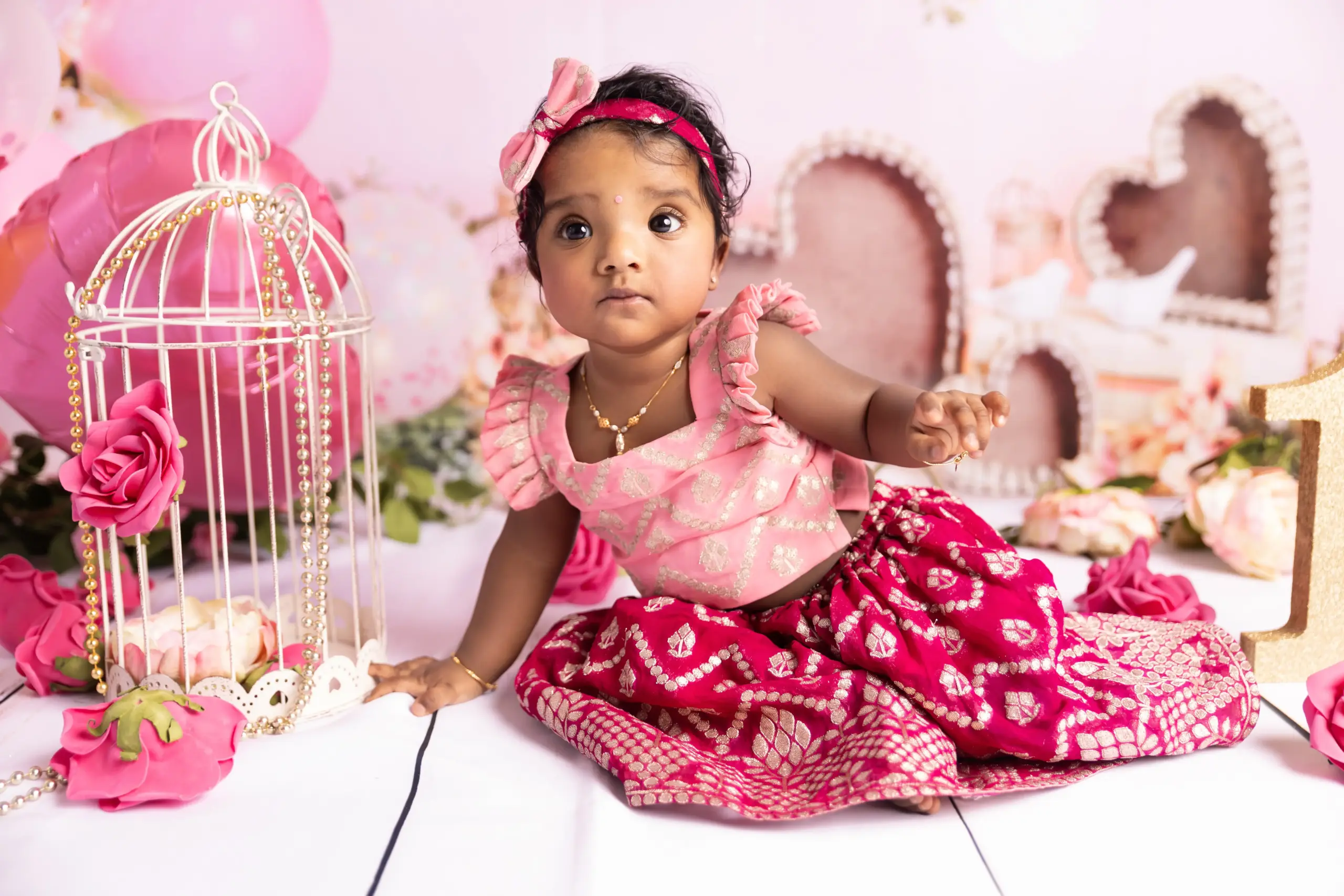 First Birthday Cake Smash Photography Dubai