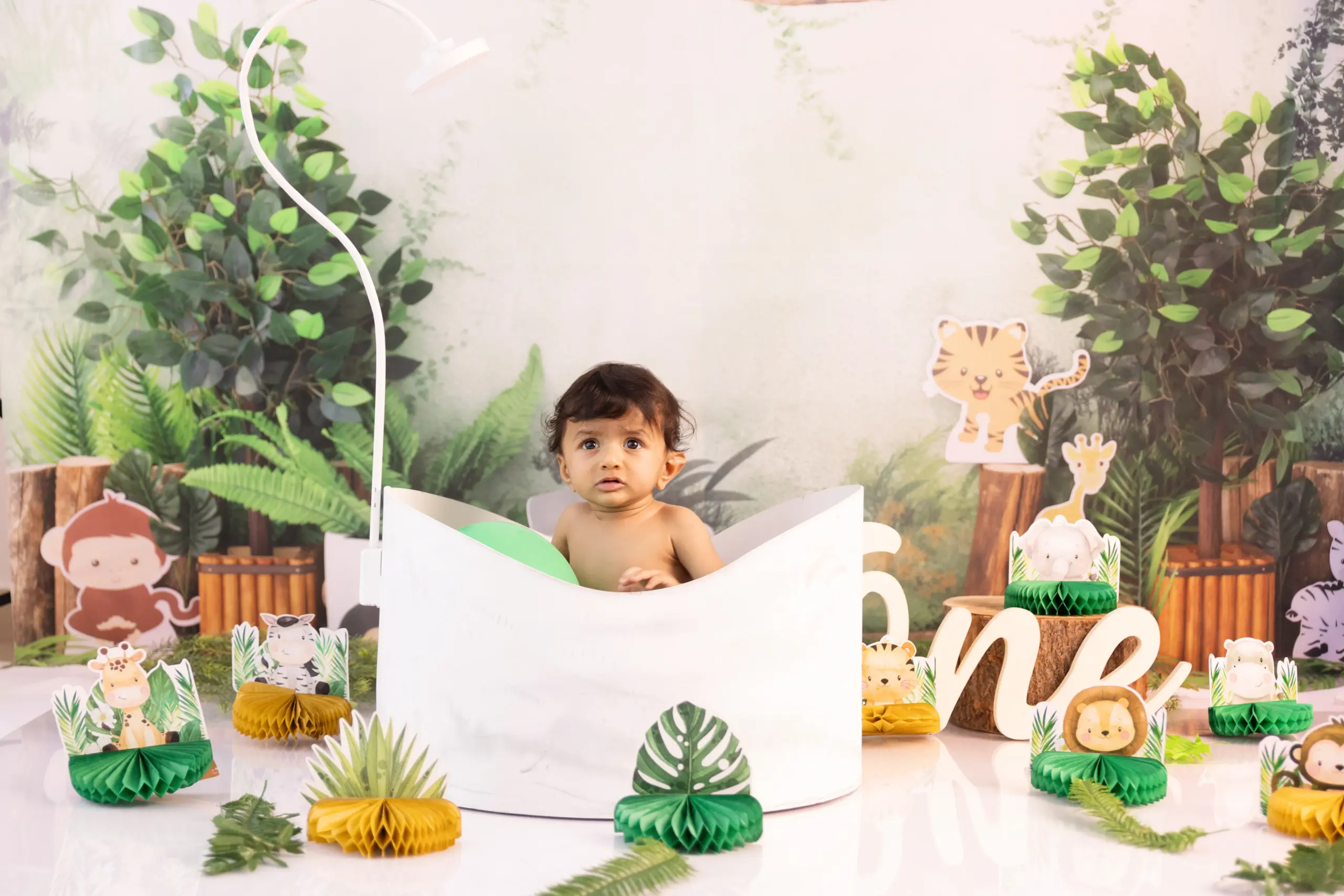 Themed cake smash photoshoot Dubai