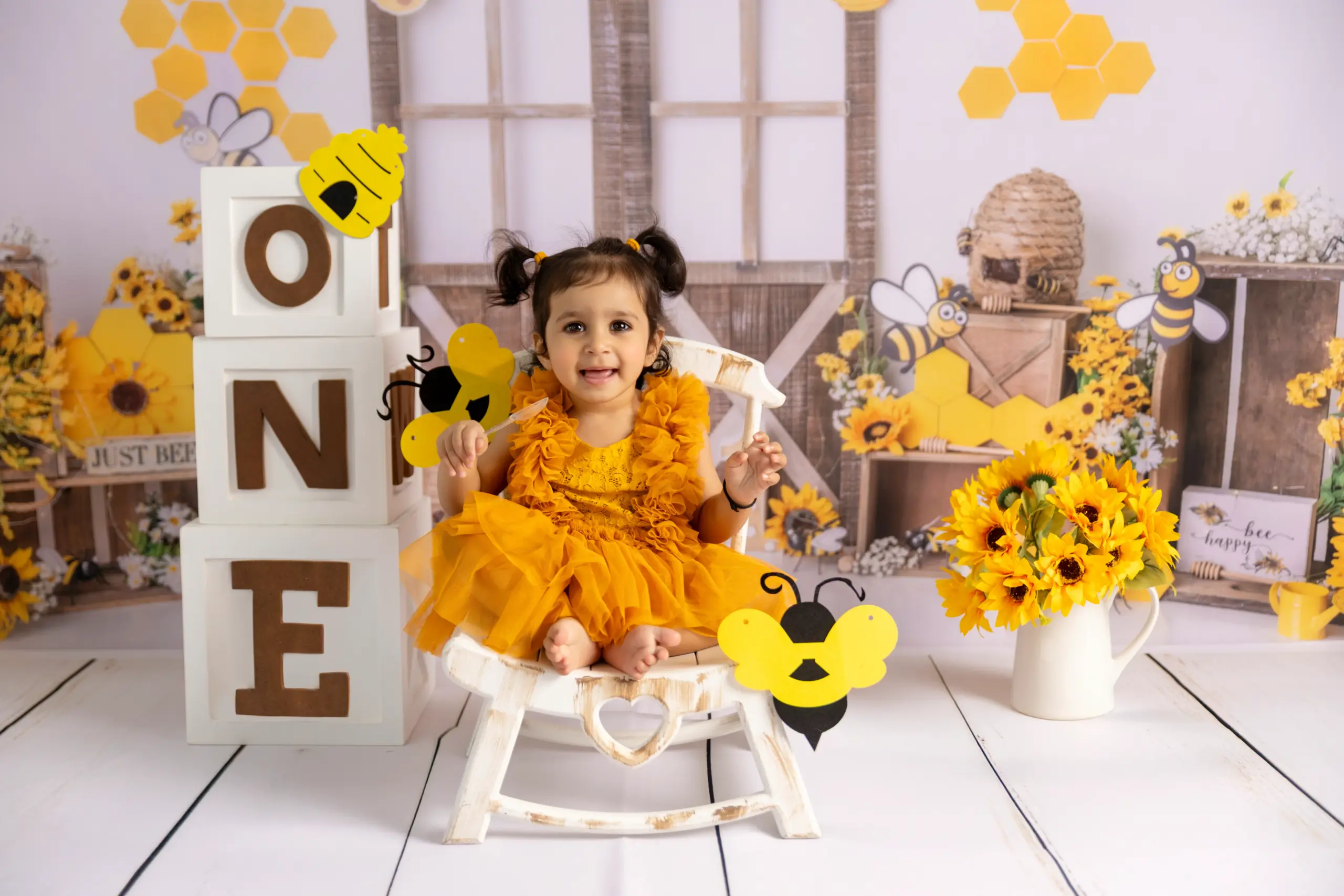 First birthday cake smash photography Dubai