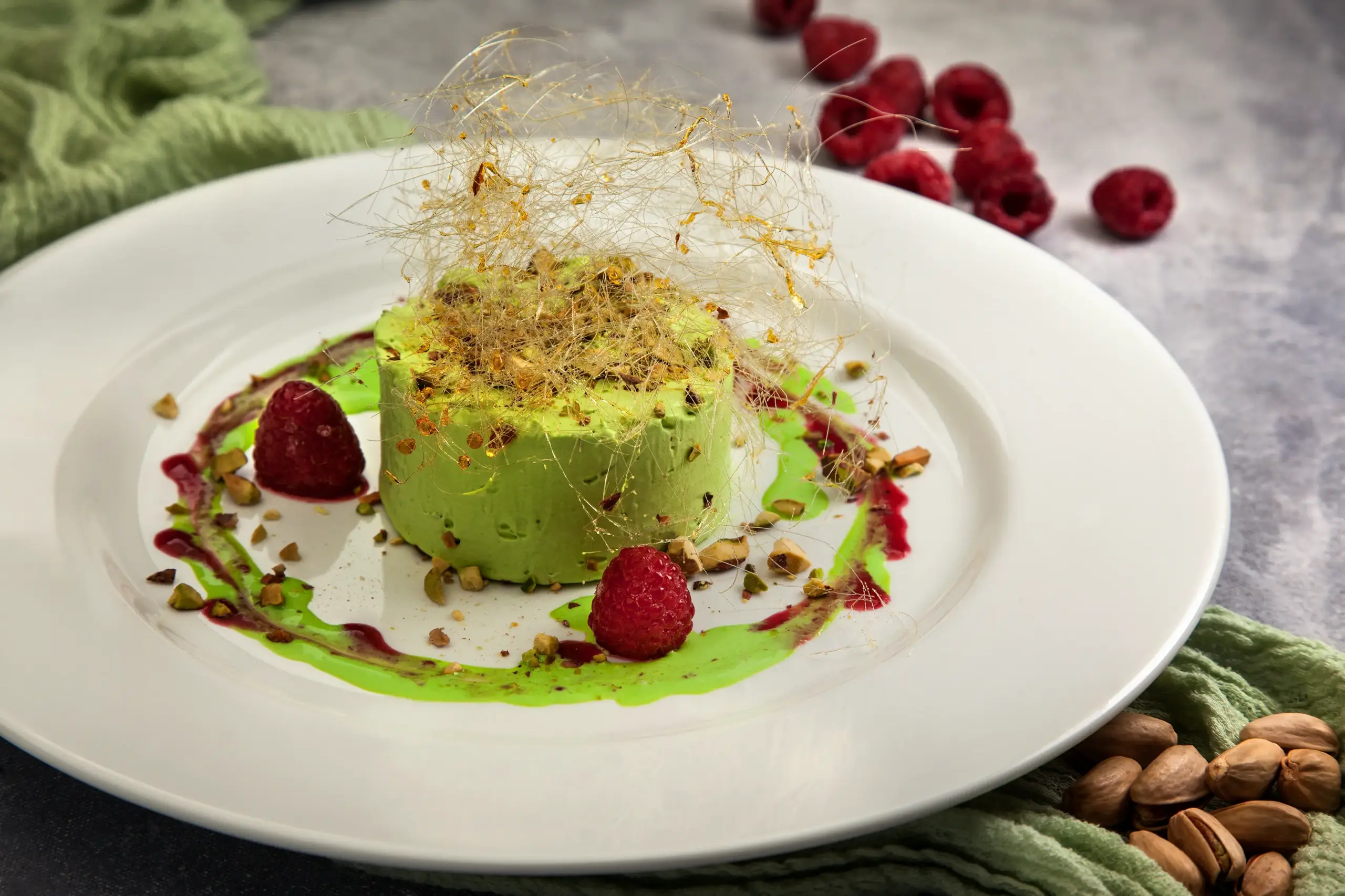 Food styling for a restaurant menu in Dubai